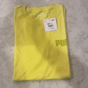 Men’s Small  Brand new with tags Yellow PUMA TShirt